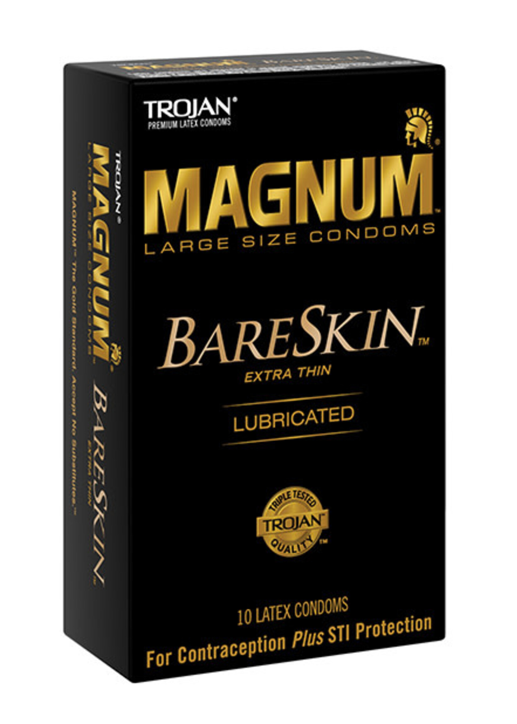 Trojan Condoms Trojan Magnum Bareskin Condoms - 10 pack