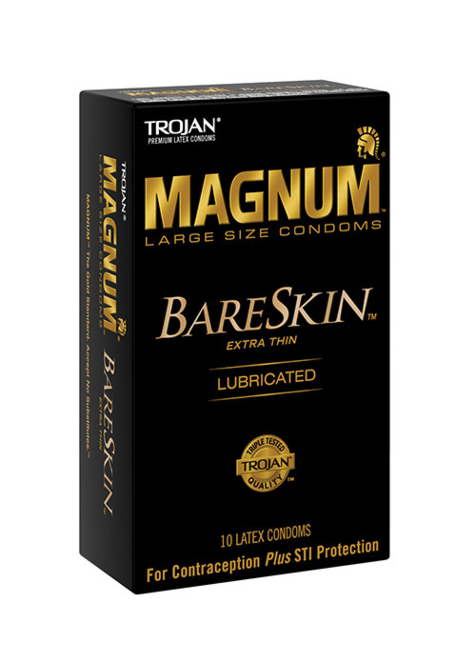 Trojan Condoms Trojan Magnum Bareskin Condoms - 10 pack
