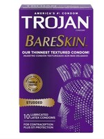 Trojan Condoms Trojan Studded Bareskin Condoms - Box of 10