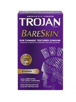 Trojan Condoms Trojan Studded Bareskin Condoms - Box of 10