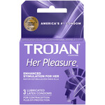Trojan Condoms Trojan Her Pleasure Condoms - Box of 3