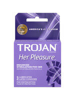 Trojan Condoms Trojan Her Pleasure Condoms - Box of 3