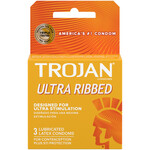 Trojan Condoms Trojan Ribbed Condoms - 3 pack