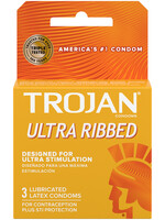 Trojan Condoms Trojan Ribbed Condoms - 3 pack