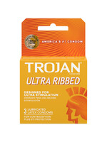 Trojan Condoms Trojan Ribbed Condoms - 3 pack