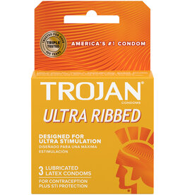 Trojan Condoms Trojan Ribbed Condoms - 3 pack