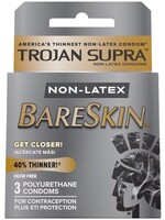Trojan Condoms Trojan Condom Supra Microsheer Non Latex Lubricated 3 Pack