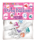 Little Genie Mini Boobs Balloons - 8 Pack