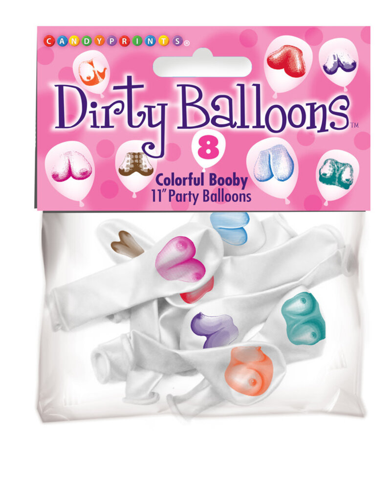 Little Genie Mini Boobs Balloons - 8 Pack