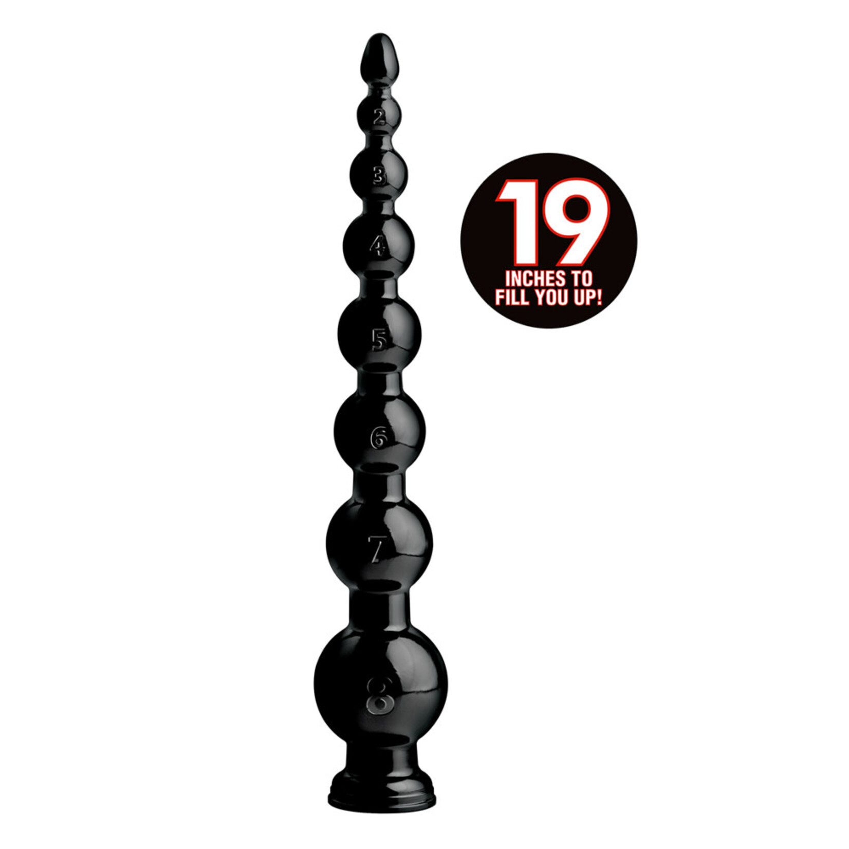 XR Brands Hosed Hosed 19 Inch Graduated Bead Anal Snake