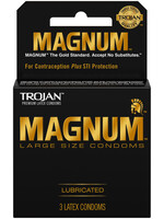 Trojan Condoms Trojan Condom Magnum Large Size Lubricated 3 Pack