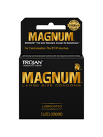 Trojan Condoms Trojan Condom Magnum Large Size Lubricated 3 Pack