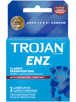 Trojan Condoms Trojan Condom Enz With Spermicidal Lubricant 3 Pack