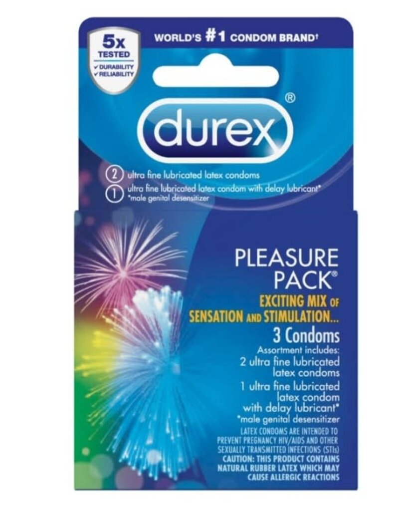 Durex Durex Pleasure Pack 3 Pack