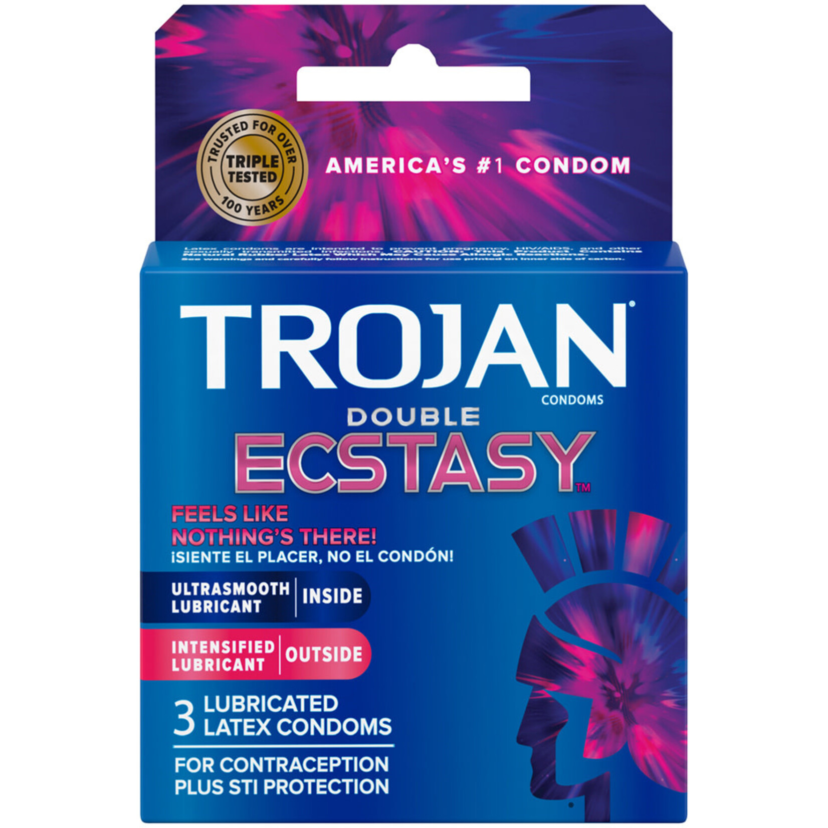 Trojan Condoms TROJAN DOUBLE ECSTASY 3PK