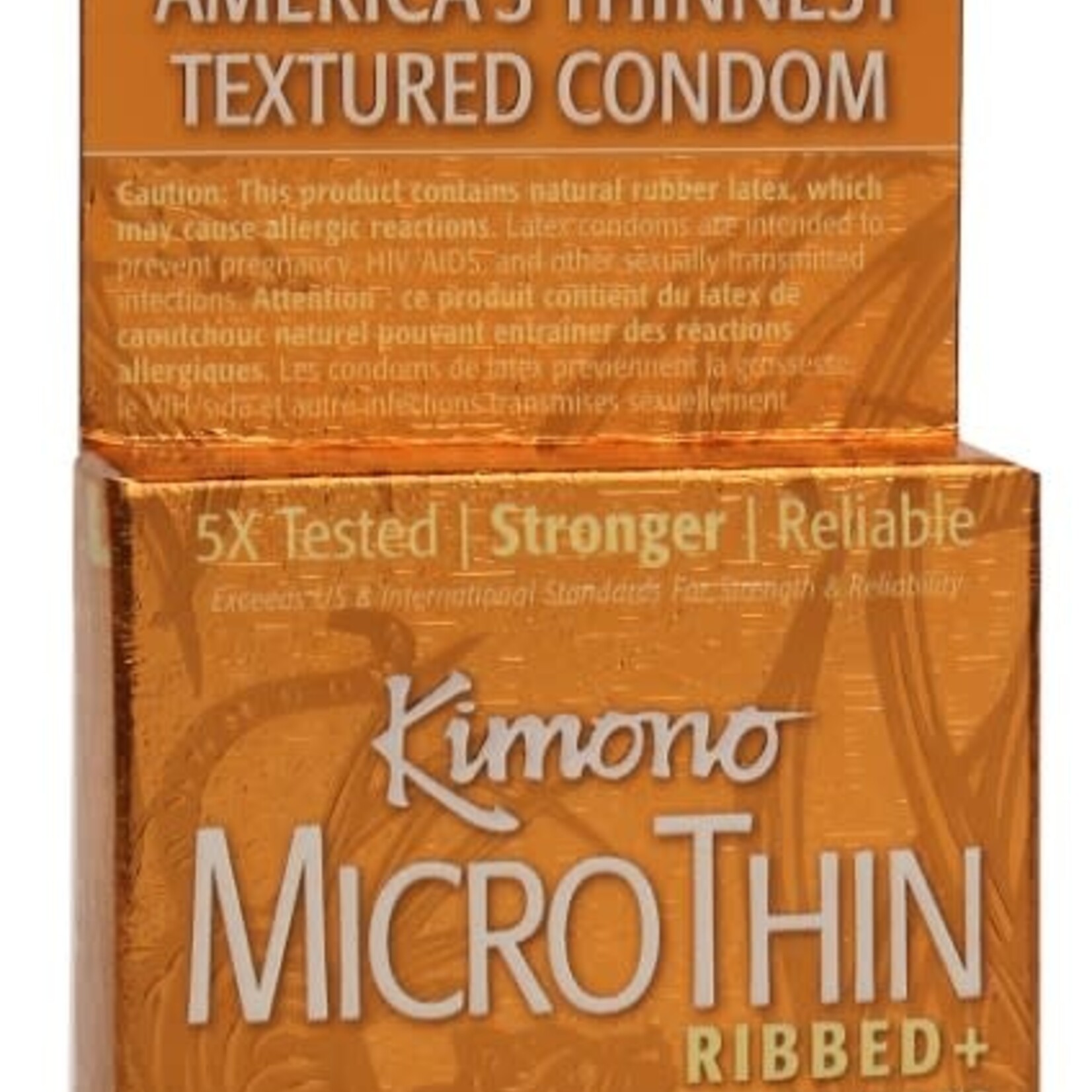 Kimono Kimono Textured Ribbed+Sensi Dots Condom - Box of 3