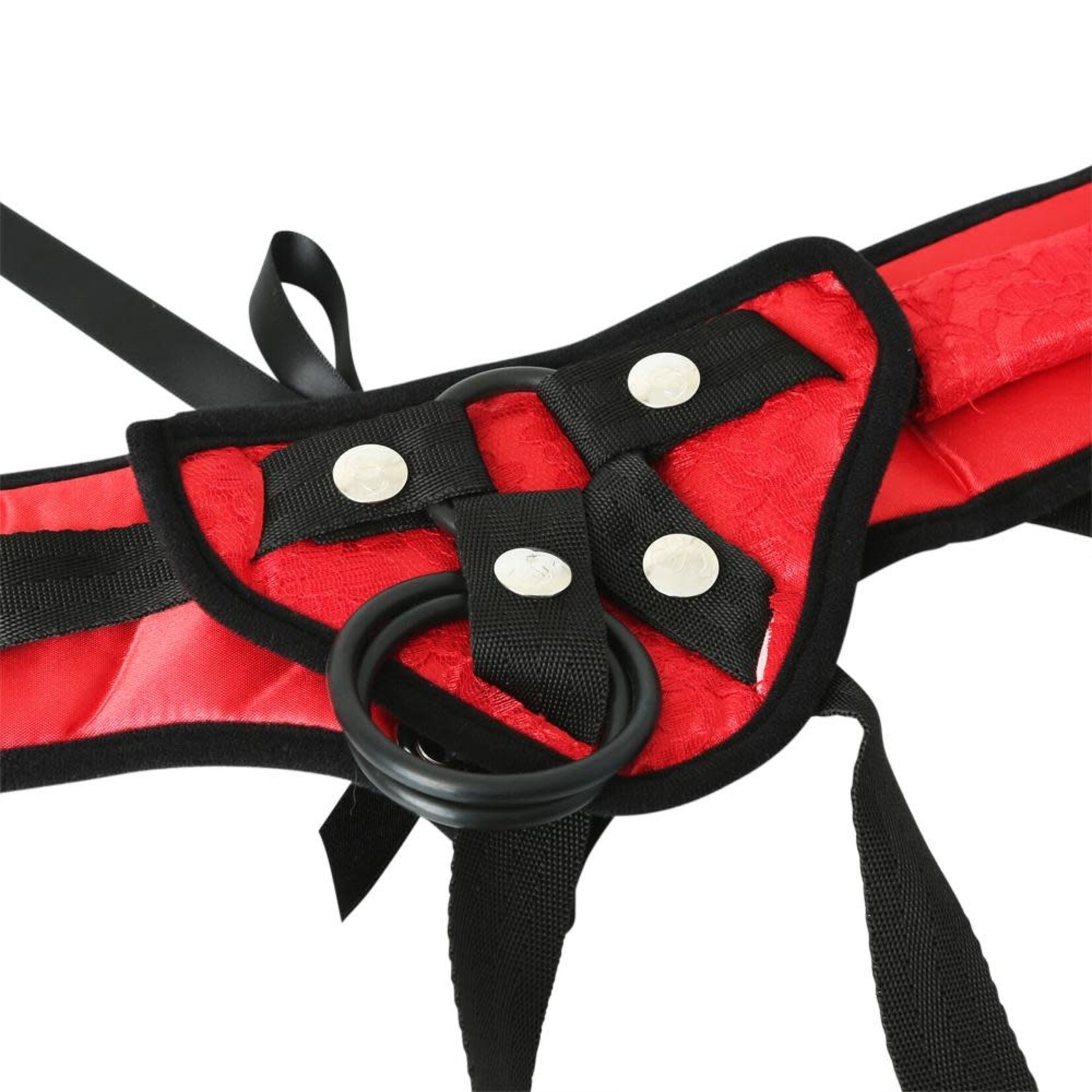 Sportsheets Red Lace Corsette Strap On