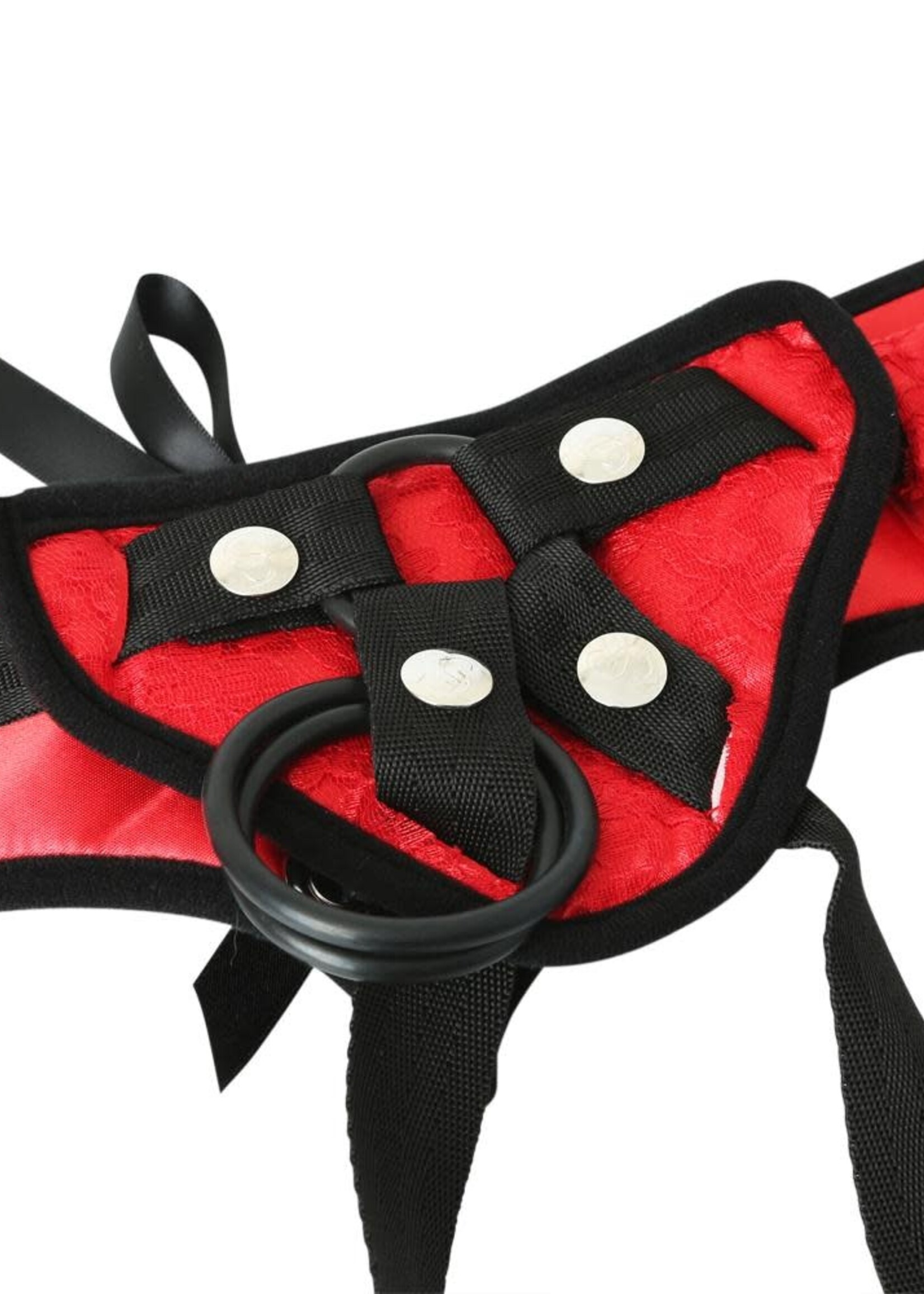 Sportsheets Red Lace Corsette Strap On