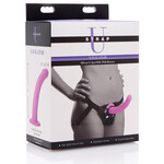 XR Brands Strap U Navigator Silicone G-Spot Dildo With Harness
