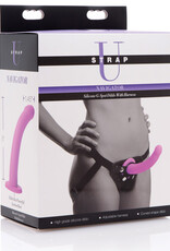 XR Brands Strap U Navigator Silicone G-Spot Dildo With Harness