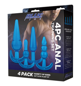 Blue Line Blue Line C & B 4 pc Anal Training Set - Jelly Blue