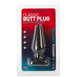 Doc Johnson Classic Butt Plug Smooth - Medium - Black