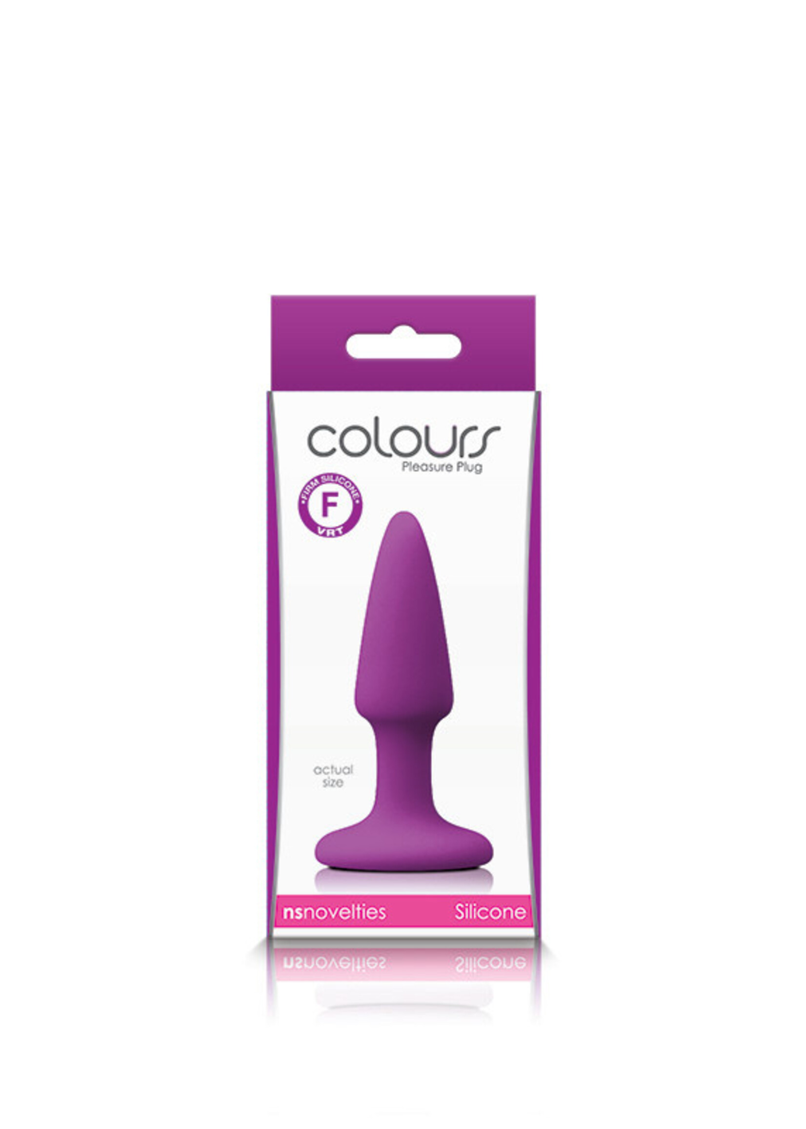 nsnovelties Colours Pleasure Plug Silicone Butt Plug - Mini