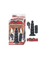 NassToys Ram Inflatable Vibrating Anal Expander - Black