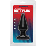 Doc Johnson Classic Butt Plug Smooth - Large - Black