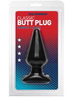 Doc Johnson Classic Butt Plug Smooth - Large - Black