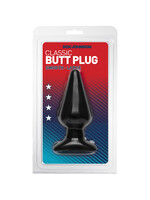 Doc Johnson Classic Butt Plug Smooth - Large - Black