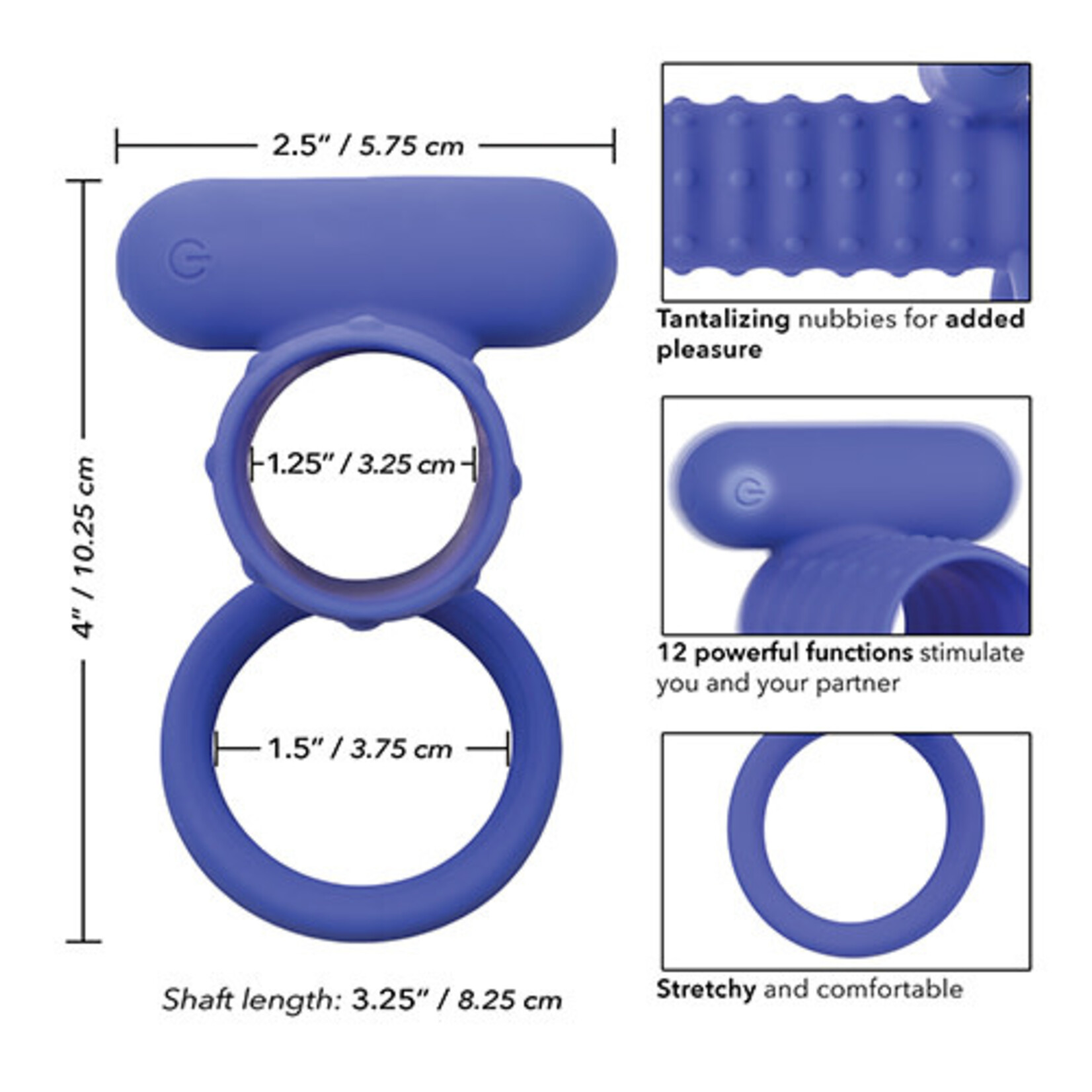 Calexotics Silicone Rechargeable Endless Desires Enhancer