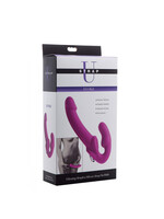 XR Brands Strap U Evoke Vibrating Strapless Silicone Strap-on Dildo