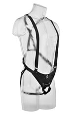 Pipedream King Cock 10" Hollow Strap-on Suspender System - Flesh
