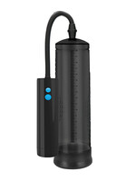 Pumped Shots Pumped Rechargeable Extreme Power Pump w/Free Silicone Cock Ring - Black