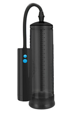 Pumped Shots Pumped Rechargeable Extreme Power Pump w/Free Silicone Cock Ring - Black