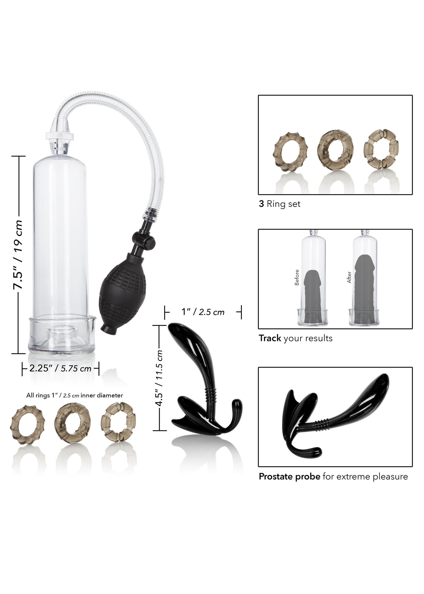 California Exotic Novelties Dr. Joel Kaplan Essential Pump Kit