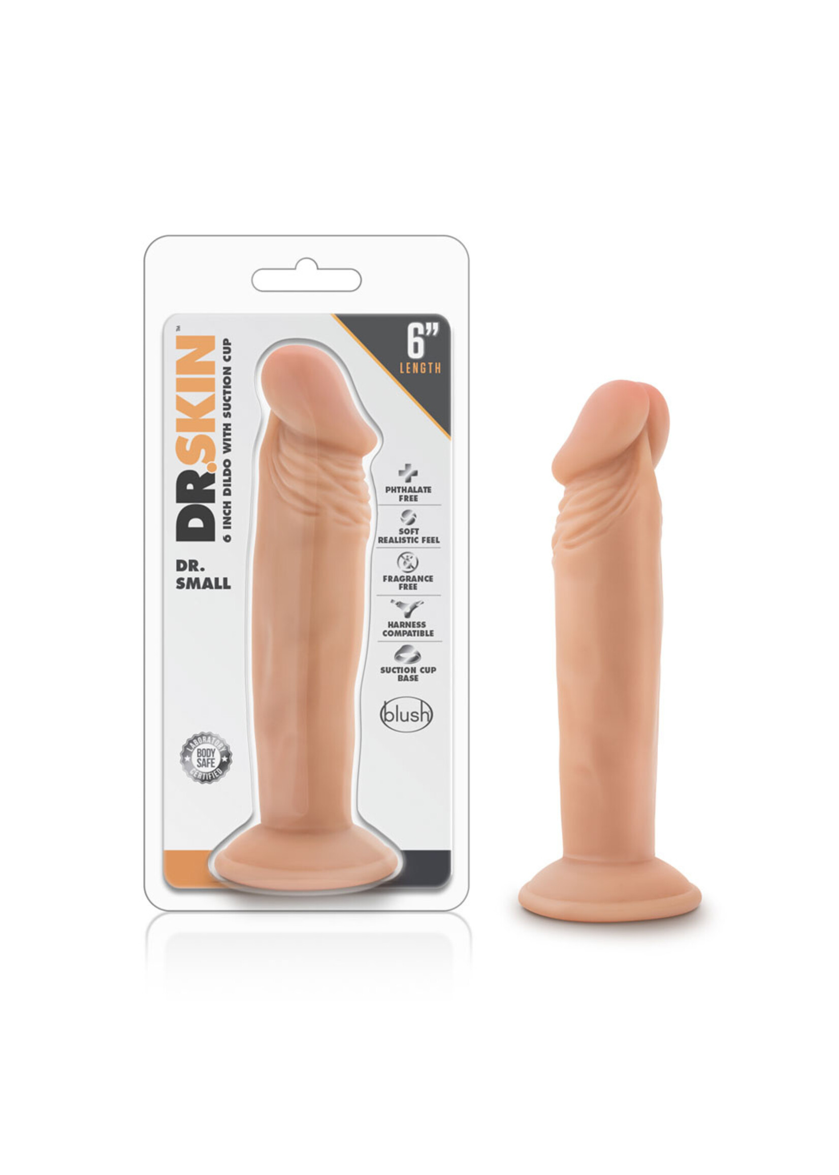 Blush Novelties Dr. Skin - Dr. Small - 6 Inch Dildo
