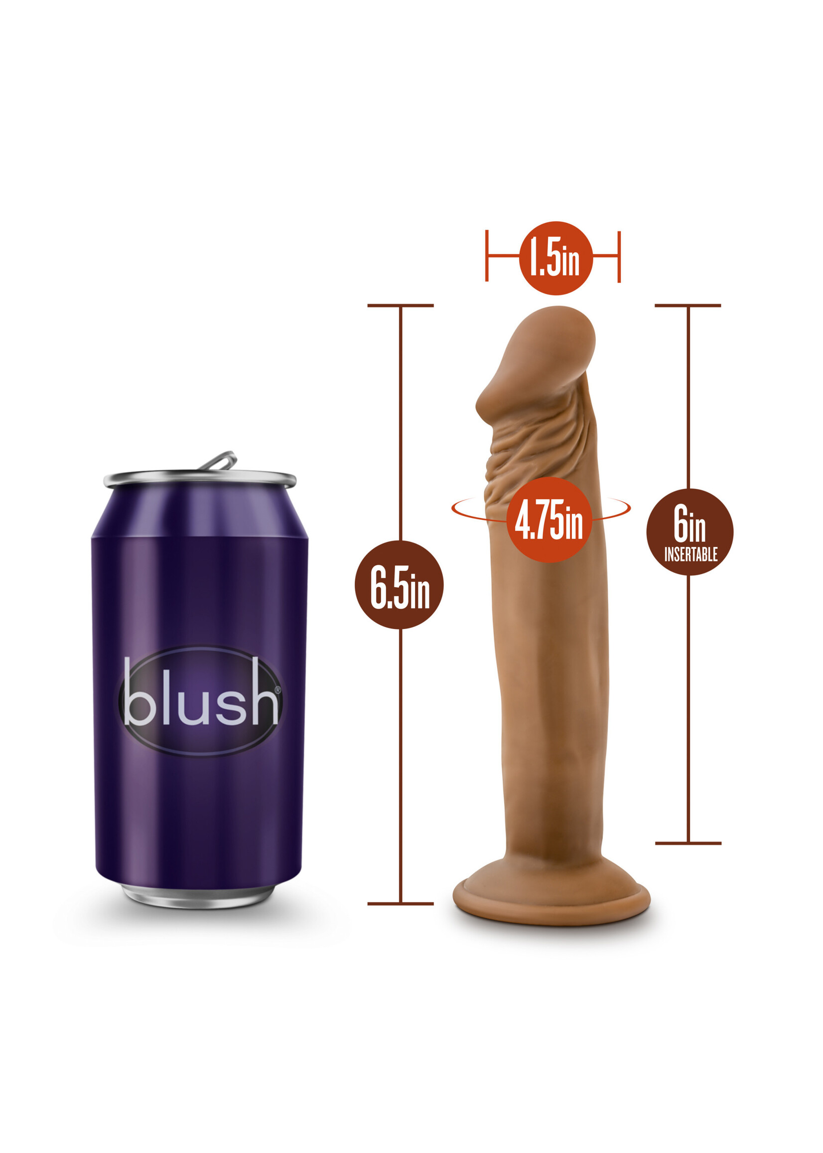 Blush Novelties Dr. Skin - Dr. Small - 6 Inch Dildo
