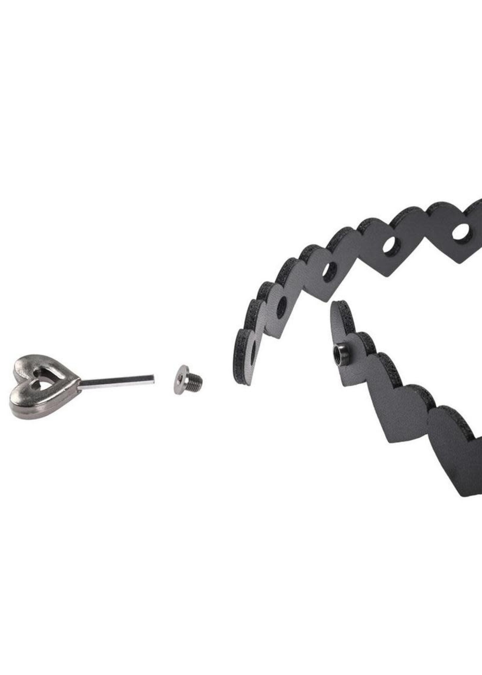 Sportsheets Sex & Mischief Heart Day Collar - Black