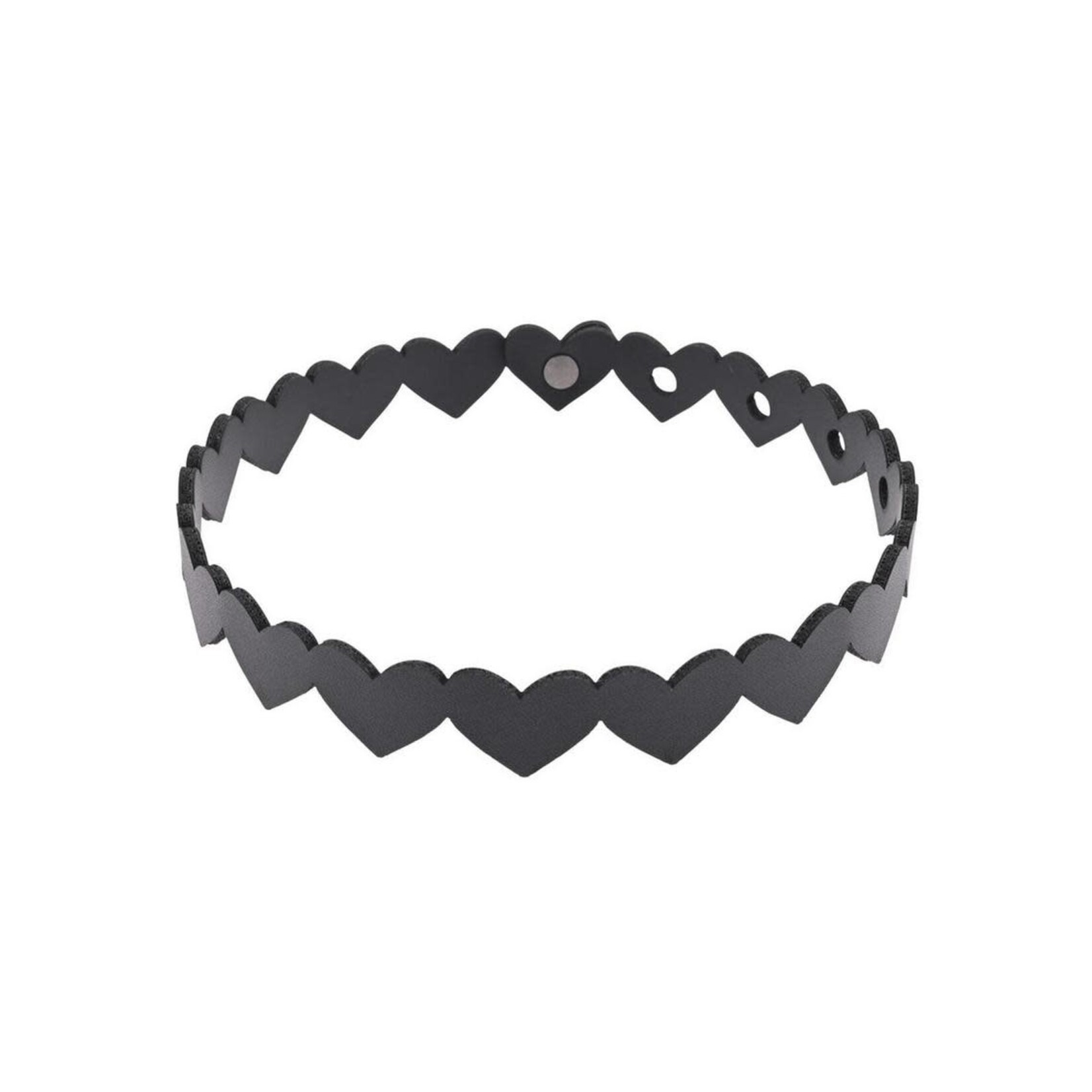 Sportsheets Sex & Mischief Heart Day Collar - Black