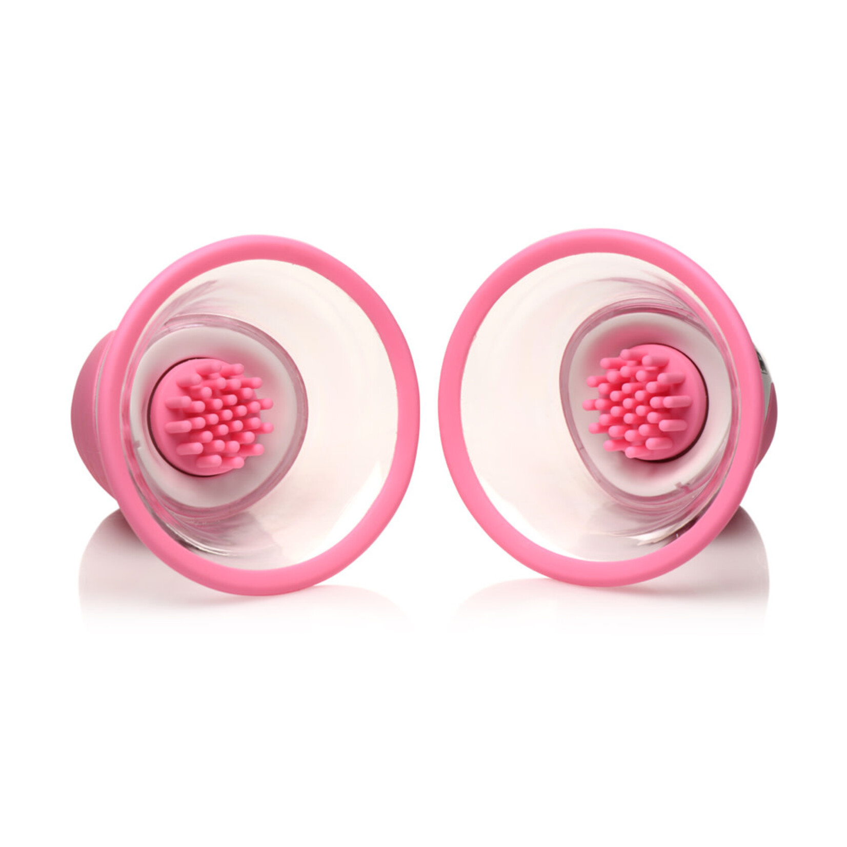 XR Brands Size Matters Size Matters 10X Rotating Silicone Nipple Suckers W/ 2 Attachments