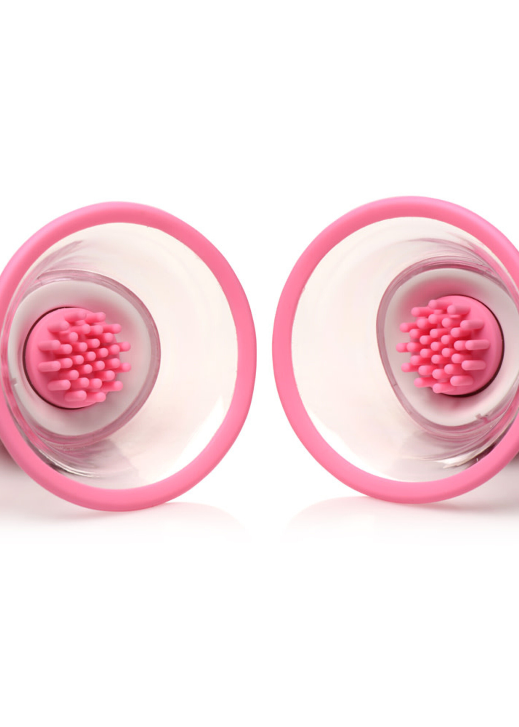 XR Brands Size Matters Size Matters 10X Rotating Silicone Nipple Suckers W/ 2 Attachments