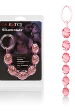 California Exotic Novelties Swirl Pleasure Beads - Pink