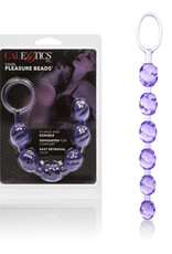 California Exotic Novelties Swirl Pleasure Beads - Purple