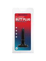 Doc Johnson Classic Butt Plug Smooth - Small - Black