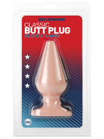 Doc Johnson Classic Butt Plug Smooth - Large - White