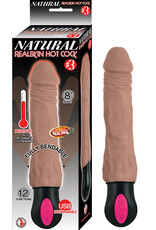 NassToys Natural Realskin Hot Cock #3 - Brown