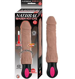 NassToys Natural Realskin Hot Cock #3 - Brown