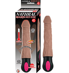 NassToys Natural Realskin Hot Cock #1 - Brown